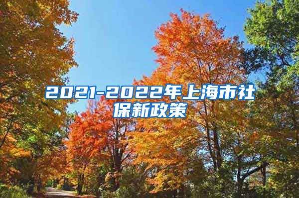 2021-2022年上海市社保新政策