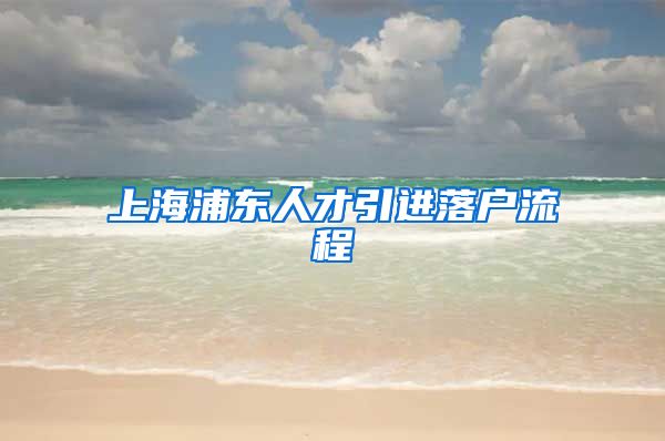 上海浦东人才引进落户流程