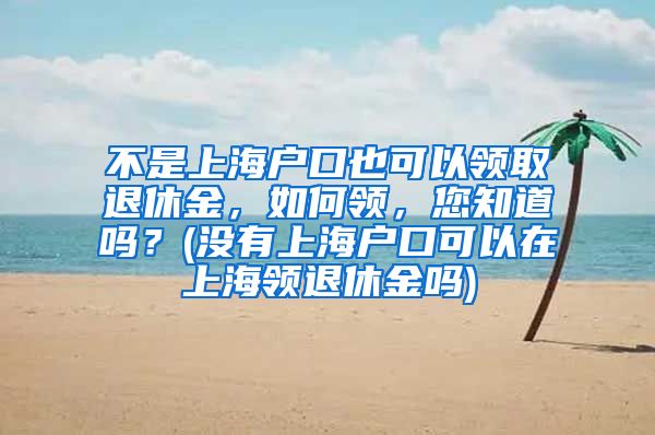 不是上海户口也可以领取退休金，如何领，您知道吗？(没有上海户口可以在上海领退休金吗)