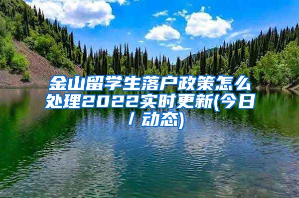 金山留学生落户政策怎么处理2022实时更新(今日／动态)