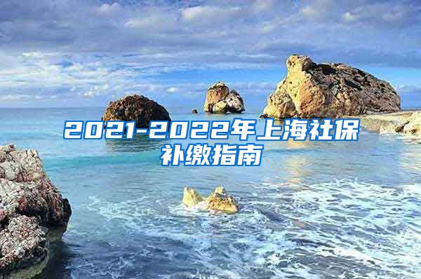 2021-2022年上海社保补缴指南