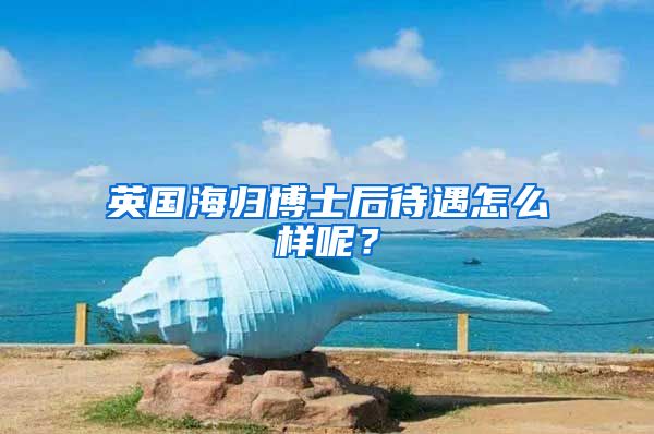 英国海归博士后待遇怎么样呢？