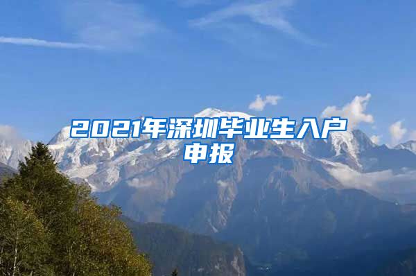 2021年深圳毕业生入户申报