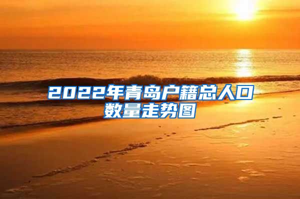 2022年青岛户籍总人口数量走势图