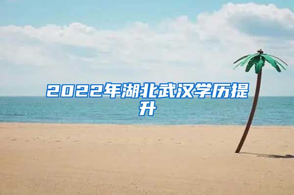 2022年湖北武汉学历提升