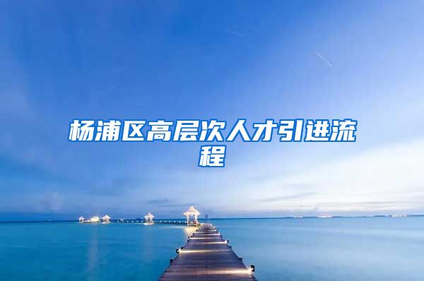 杨浦区高层次人才引进流程