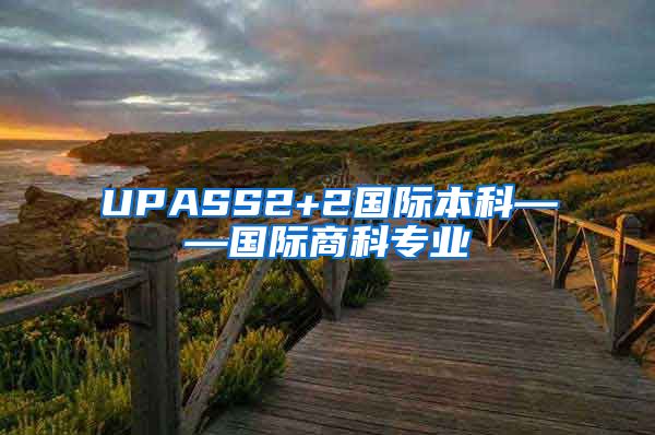 UPASS2+2国际本科——国际商科专业