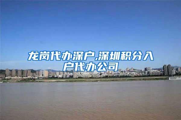 龙岗代办深户,深圳积分入户代办公司