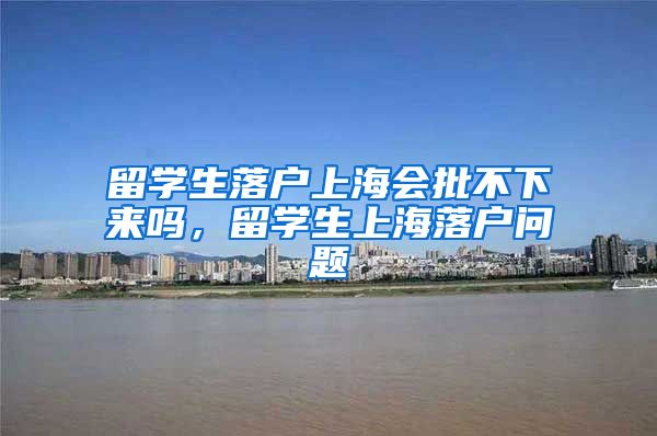 留学生落户上海会批不下来吗，留学生上海落户问题