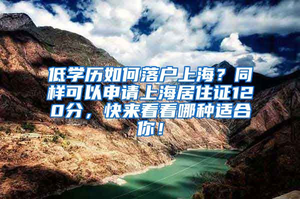 低学历如何落户上海？同样可以申请上海居住证120分，快来看看哪种适合你！