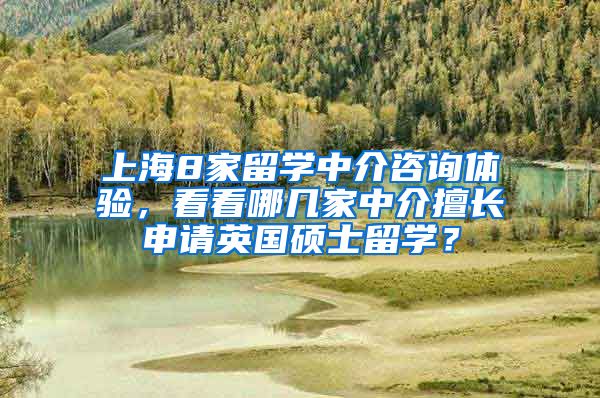 上海8家留学中介咨询体验，看看哪几家中介擅长申请英国硕士留学？