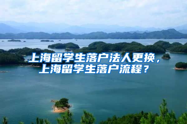 上海留学生落户法人更换，上海留学生落户流程？