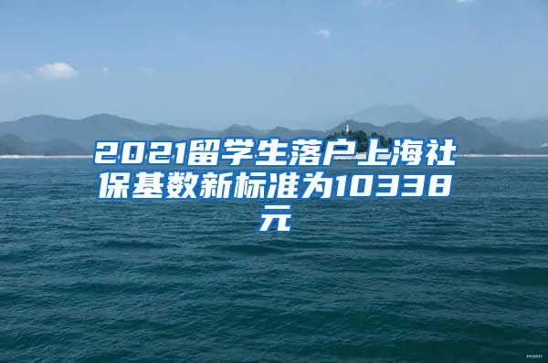 2021留学生落户上海社保基数新标准为10338元