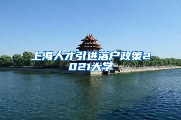 上海人才引进落户政策2021大学