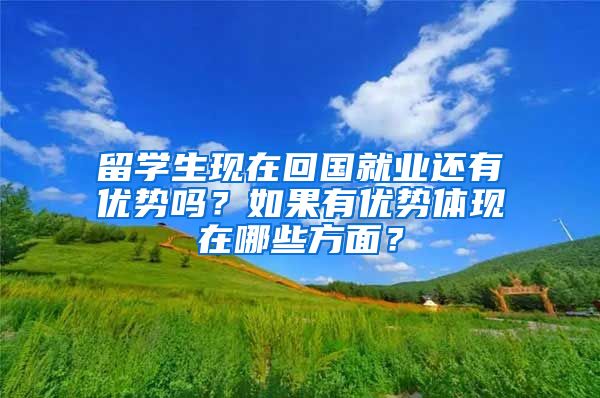 留学生现在回国就业还有优势吗？如果有优势体现在哪些方面？