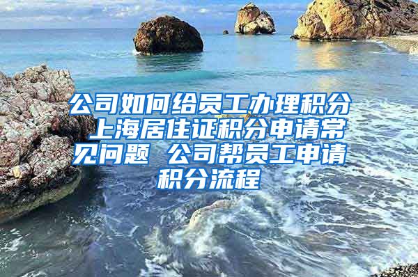 公司如何给员工办理积分 上海居住证积分申请常见问题 公司帮员工申请积分流程