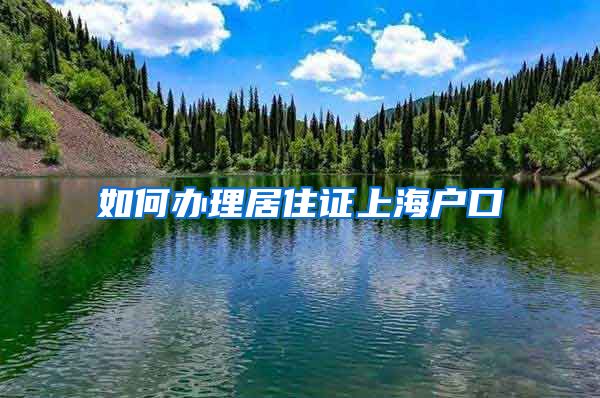 如何办理居住证上海户口