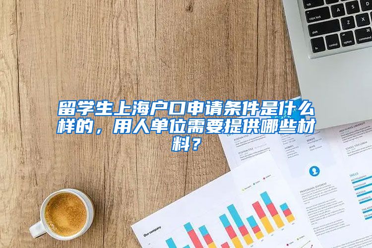 留学生上海户口申请条件是什么样的，用人单位需要提供哪些材料？