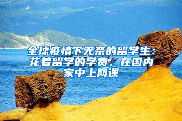 全球疫情下无奈的留学生：花着留学的学费，在国内家中上网课