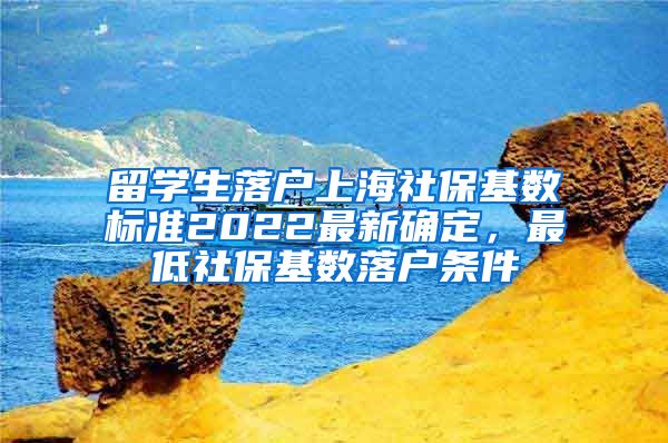 留学生落户上海社保基数标准2022最新确定，最低社保基数落户条件