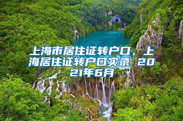 上海市居住证转户口，上海居住证转户口实录 2021年6月