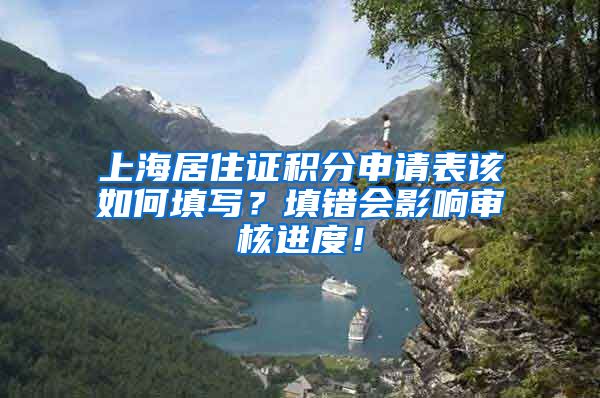 上海居住证积分申请表该如何填写？填错会影响审核进度！