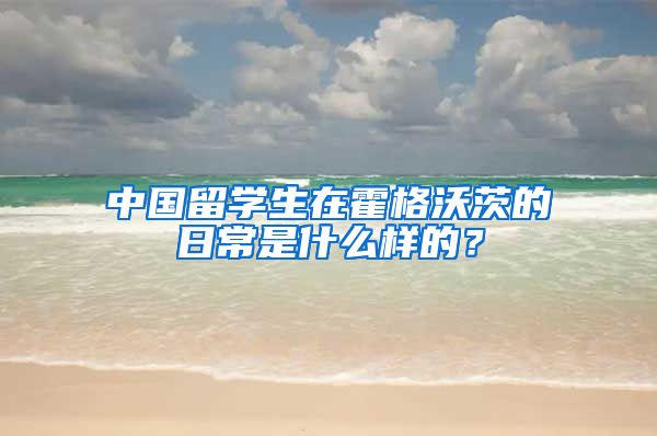 中国留学生在霍格沃茨的日常是什么样的？