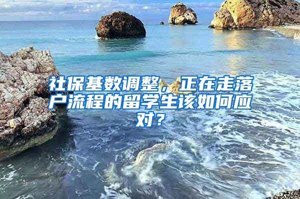 社保基数调整，正在走落户流程的留学生该如何应对？