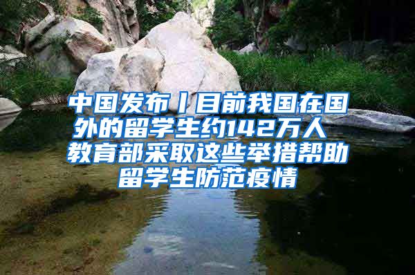 中国发布丨目前我国在国外的留学生约142万人 教育部采取这些举措帮助留学生防范疫情