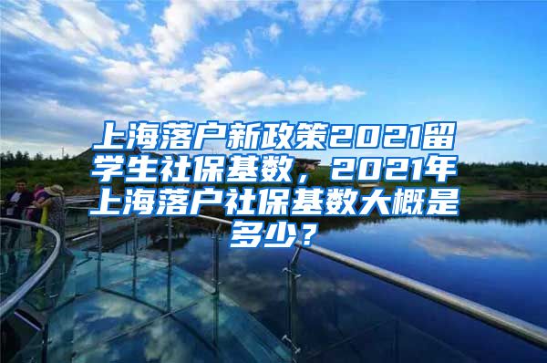 上海落户新政策2021留学生社保基数，2021年上海落户社保基数大概是多少？