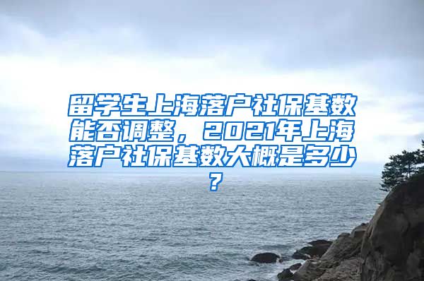 留学生上海落户社保基数能否调整，2021年上海落户社保基数大概是多少？