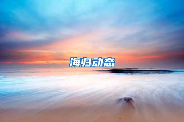 海归动态