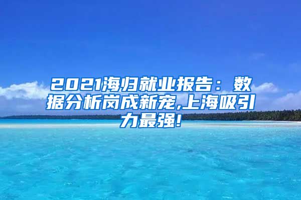 2021海归就业报告：数据分析岗成新宠,上海吸引力最强!
