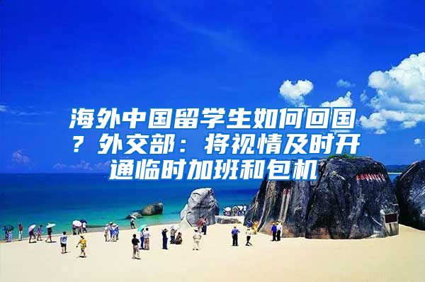 海外中国留学生如何回国？外交部：将视情及时开通临时加班和包机