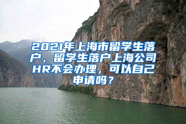 2021年上海市留学生落户，留学生落户上海公司HR不会办理，可以自己申请吗？