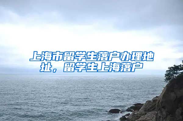 上海市留学生落户办理地址，留学生上海落户