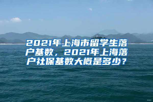 2021年上海市留学生落户基数，2021年上海落户社保基数大概是多少？