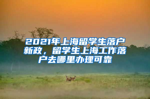 2021年上海留学生落户新政，留学生上海工作落户去哪里办理可靠