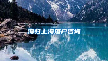 海归上海落户咨询