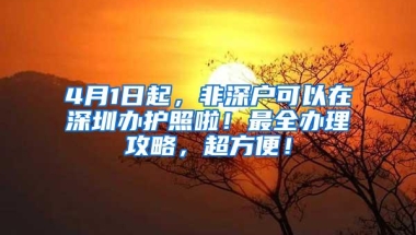 外地户口“秒批”落户 深圳已实现40多个“秒批”事项