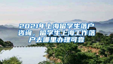 2021年上海留学生落户咨询，留学生上海工作落户去哪里办理可靠