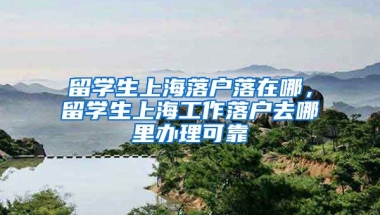 留学生上海落户落在哪，留学生上海工作落户去哪里办理可靠