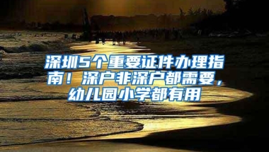 全国率先！深圳实现本市户籍居民全部户政业务“全城通”办理