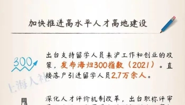 官方发布｜2021年上海留学生落户2.7万余人