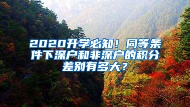 一位非深户考生的2020年中考