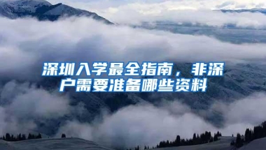 2019深圳新生儿户口、身份证、少儿医保、港澳通行证办理全攻略