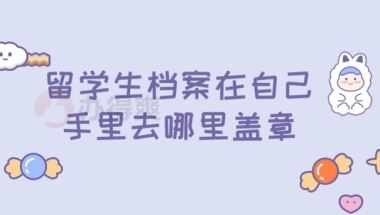 留学生档案在自己手里去哪里盖章？