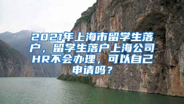 2021年上海市留学生落户，留学生落户上海公司HR不会办理，可以自己申请吗？