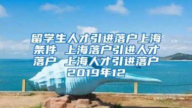 留学生人才引进落户上海条件 上海落户引进人才落户 上海人才引进落户2019年12