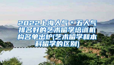 2022上海人气＊五人气排名好的艺术留学培训机构名单出炉(艺术留学和本科留学的区别)